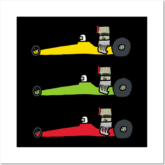 Drag Racing Wall Art by Mark Ewbie